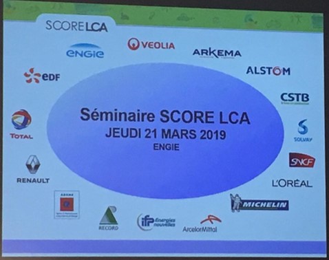 Transition énergétique, limites planétaires et finance durable : I Care & Consult était au séminaire 2019 de ScoreLCA pour présenter ses différents travaux !