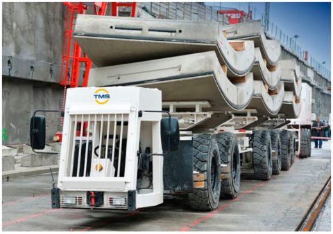 I Care a réalisé un outil d’évaluation de l’empreinte carbone des véhicules de TMS sur un chantier